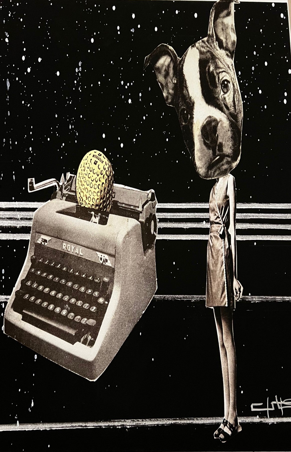 Typewritten Golf Balls - Gallery Print