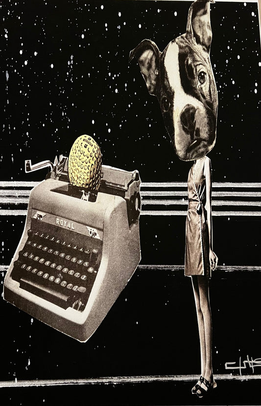 Typewritten Golf Balls - Gallery Print